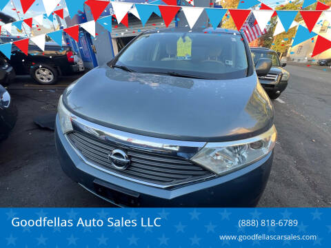 2012 Nissan Quest for sale at Goodfellas Auto Sales LLC in Clifton NJ