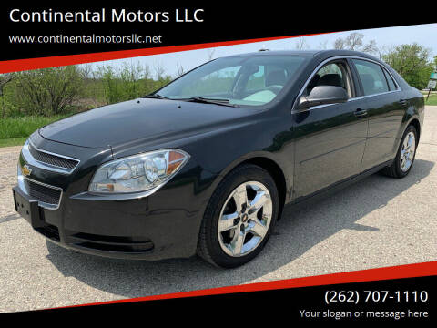 2012 Chevrolet Malibu for sale at Continental Motors LLC in Hartford WI