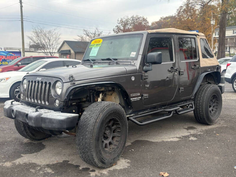 2016 Jeep Wrangler Unlimited Sport