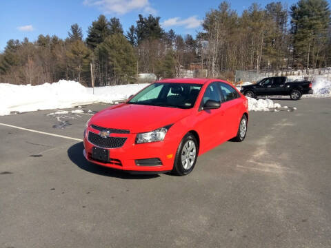 2014 Chevrolet Cruze for sale at Jack Mansur's Auto LLC in Pelham NH