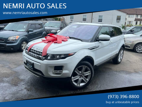 2013 Land Rover Range Rover Evoque for sale at NEMRI AUTO SALES in Dover NJ