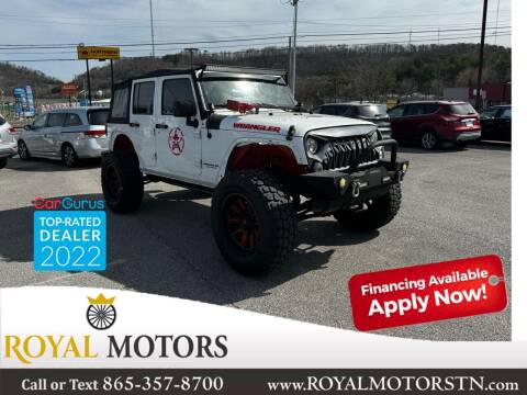 2017 Jeep Wrangler Unlimited for sale at ROYAL MOTORS LLC in Knoxville TN