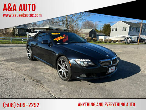 2010 BMW 6 Series for sale at A&A AUTO in Fairhaven MA