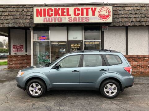 2012 Subaru Forester for sale at NICKEL CITY AUTO SALES in Lockport NY