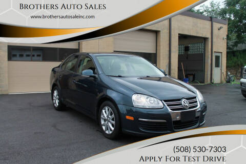 2010 Volkswagen Jetta for sale at Brothers Auto Sales in Wrentham MA