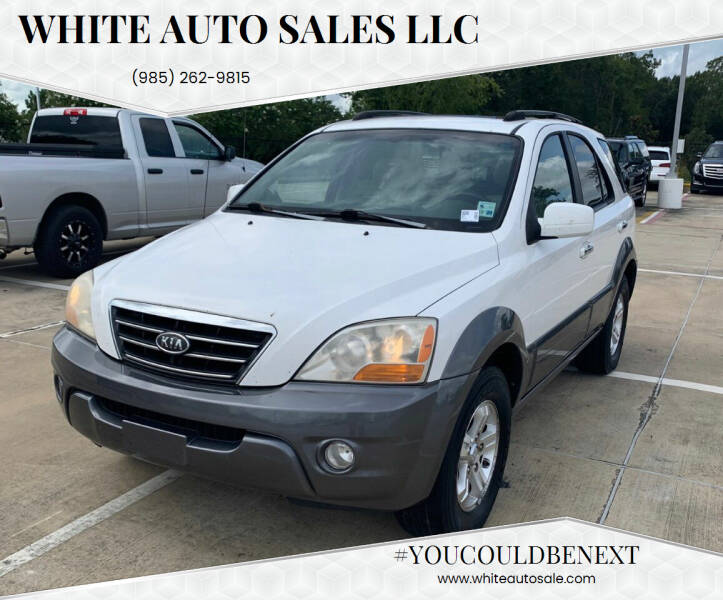 2008 Kia Sorento for sale at WHITE AUTO SALES LLC in Houma LA