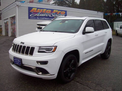 2016 Jeep Grand Cherokee for sale at Auto Pro Auto Sales in Lewiston ME