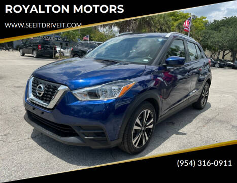 2019 Nissan Kicks for sale at ROYALTON MOTORS in Plantation FL