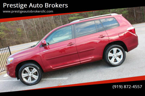 2010 Toyota Highlander for sale at Prestige Auto Brokers in Raleigh NC