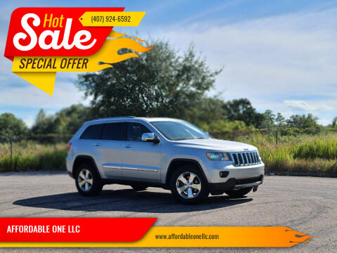 2012 Jeep Grand Cherokee for sale at AFFORDABLE ONE LLC in Orlando FL