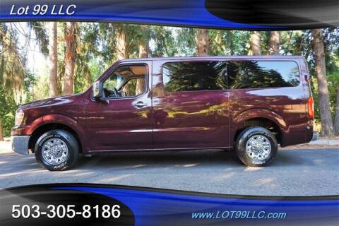 2013 Nissan NV Passenger for sale at LOT 99 LLC in Milwaukie OR
