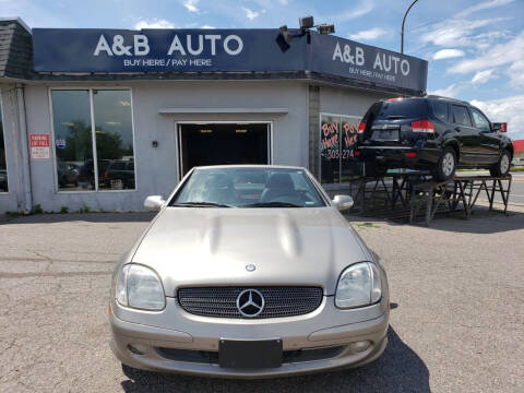 2003 Mercedes-Benz SLK for sale at A & B Auto in Lakewood CO