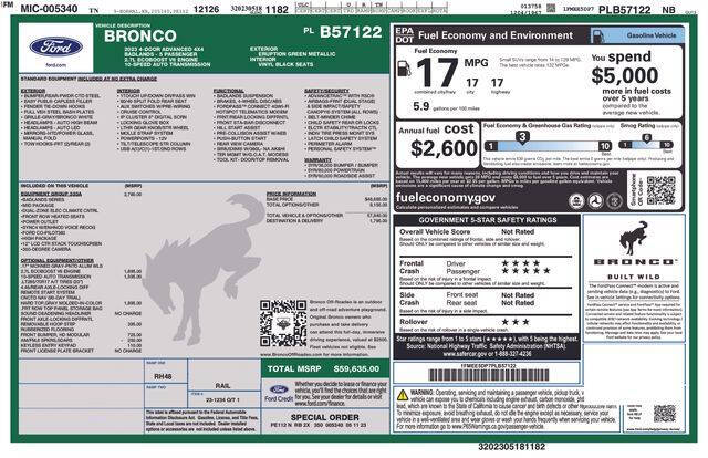 2023 Ford Bronco Badlands Advanced