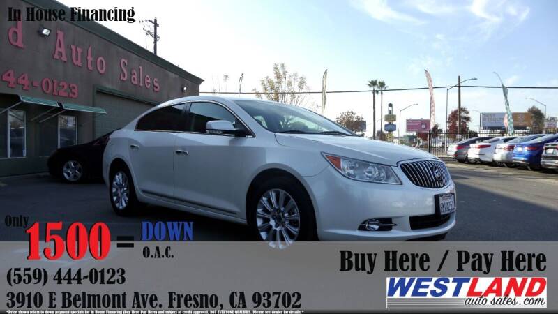 2013 Buick LaCrosse for sale at Westland Auto Sales in Fresno CA