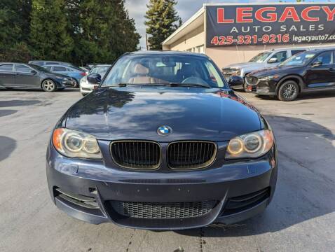 2008 BMW 1 Series for sale at Legacy Auto Sales LLC in Seattle WA
