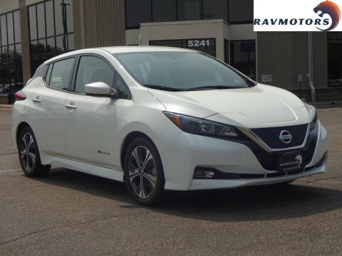 2019 Nissan LEAF for sale at RAVMOTORS - CRYSTAL in Crystal MN