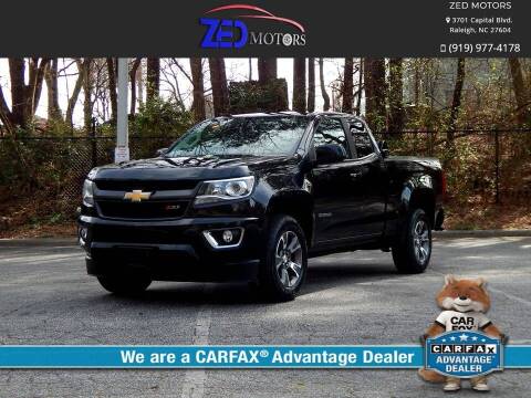 2016 Chevrolet Colorado for sale at Zed Motors in Raleigh NC