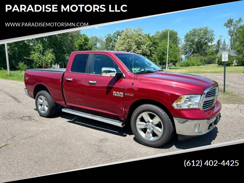 2014 RAM 1500 for sale at PARADISE MOTORS LLC in Cambridge MN