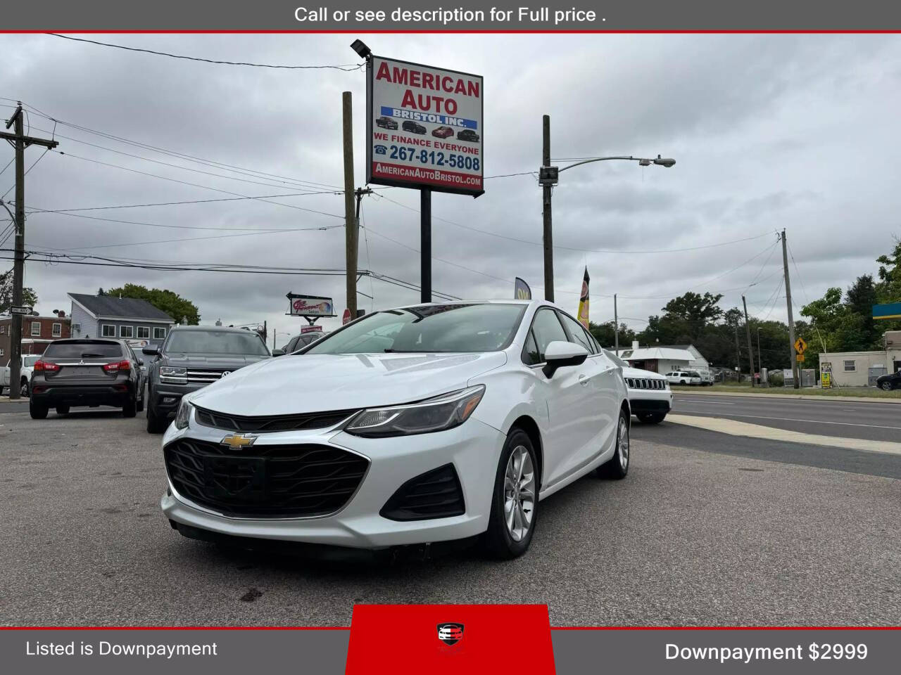 2019 Chevrolet Cruze for sale at American Auto Bristol Inc in Bristol, PA