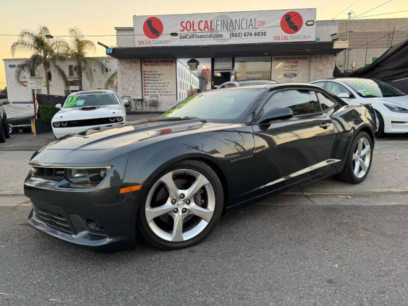 2015 Chevrolet Camaro for sale at Sol Cal Financial Corp in Whittier CA