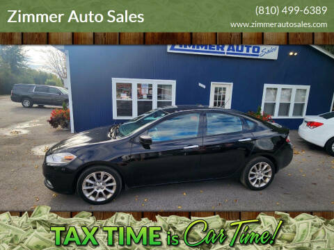 2013 Dodge Dart for sale at Zimmer Auto Sales in Lexington MI