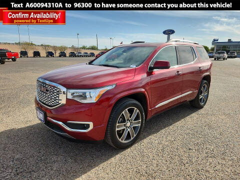 2019 GMC Acadia for sale at POLLARD PRE-OWNED in Lubbock TX