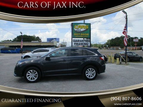 2016 Acura RDX for sale at CARS OF JAX INC. in Jacksonville FL