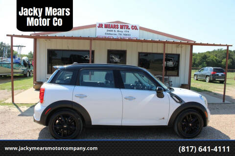 2012 MINI Cooper Countryman for sale at Jacky Mears Motor Co in Cleburne TX