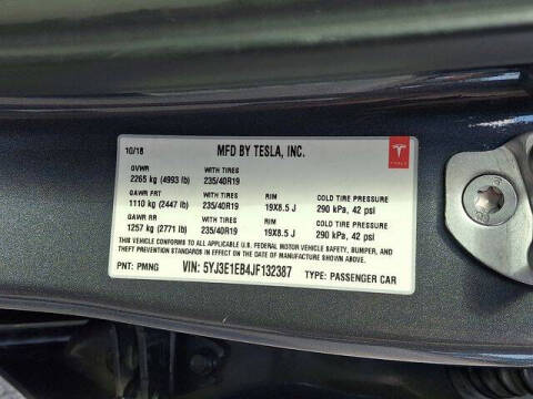 2018 Tesla Model 3 Long Range
