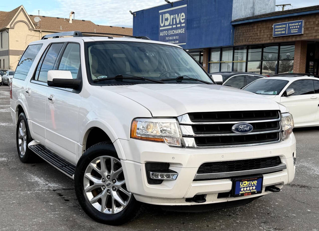 White 2015 Ford Expedition Limited 4x4 Limited 4dr SUV 1