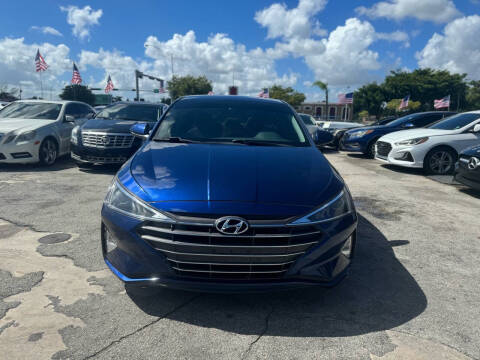 2019 Hyundai Elantra for sale at America Auto Wholesale Inc in Miami FL