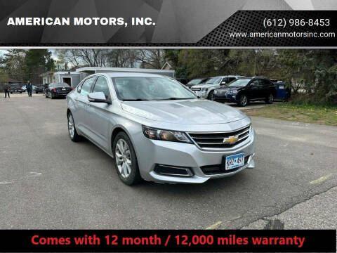 2017 Chevrolet Impala for sale at AMERICAN MOTORS, INC. in Farmington MN