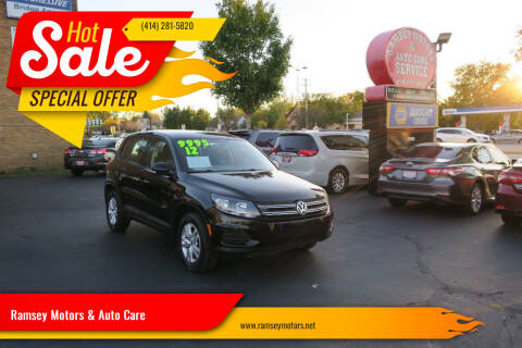 2012 Volkswagen Tiguan for sale at Ramsey Motors & Auto Care in Milwaukee WI