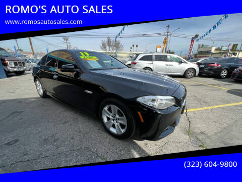 2013 BMW 5 Series for sale at ROMO'S AUTO SALES in Los Angeles CA