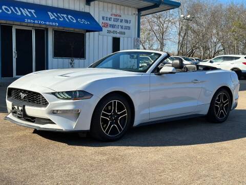 2020 Ford Mustang for sale at Discount Auto Company in Houston TX