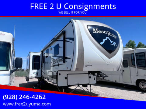 2019 Highline Ridge Mesa for sale at FREE 2 U Consignments in Yuma AZ