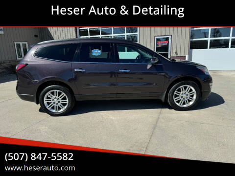 2015 Chevrolet Traverse for sale at Heser Auto & Detailing in Jackson MN