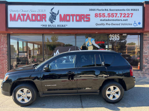 2016 Jeep Compass for sale at Matador Motors in Sacramento CA