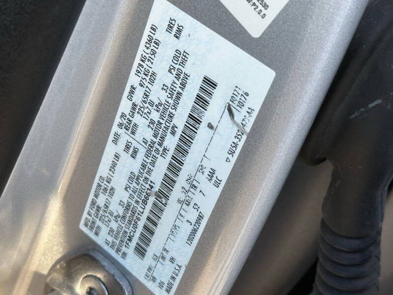 2020 Ford Escape S