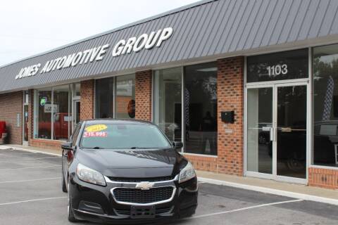 2015 Chevrolet Malibu for sale at Jones Automotive Group in Jacksonville NC