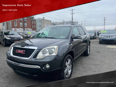 2012 GMC Acadia for sale at Impressive Auto Sales in Philadelphia PA