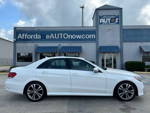 2016 Mercedes-Benz E-Class for sale at Affordable Autos in Houma LA