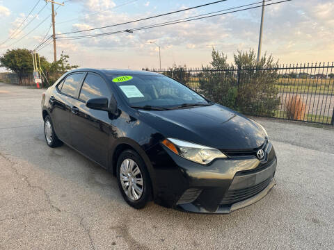 2015 Toyota Corolla for sale at Any Cars Inc in Grand Prairie TX