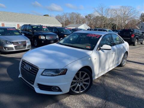 2012 Audi A4 for sale at MBM Auto Sales and Service - Lot A in East Sandwich MA