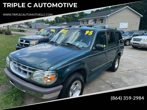 1995 Ford Explorer for sale at TRIPLE C AUTOMOTIVE in Anderson SC