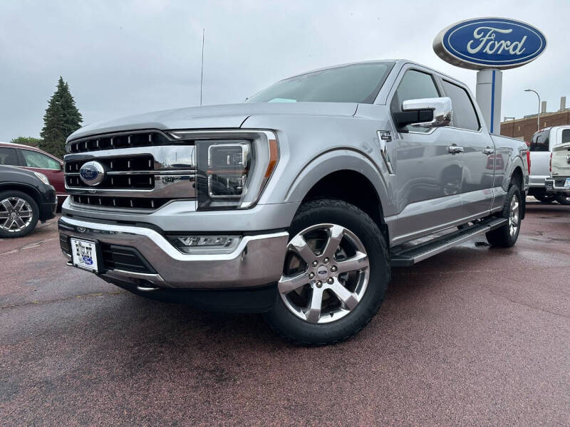 Used 2021 Ford F-150 Lariat with VIN 1FTFW1E56MFA91586 for sale in Windom, Minnesota