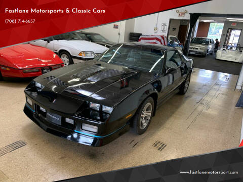 1989 Chevrolet Camaro for sale at Fastlane Motorsports & Classic Cars in Addison IL