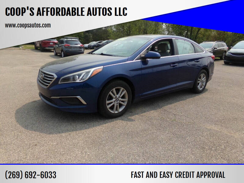 2017 Hyundai Sonata for sale at COOP'S AFFORDABLE AUTOS LLC in Otsego MI