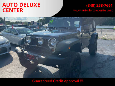 2013 Jeep Wrangler Unlimited for sale at AUTO DELUXE CENTER in Toms River NJ