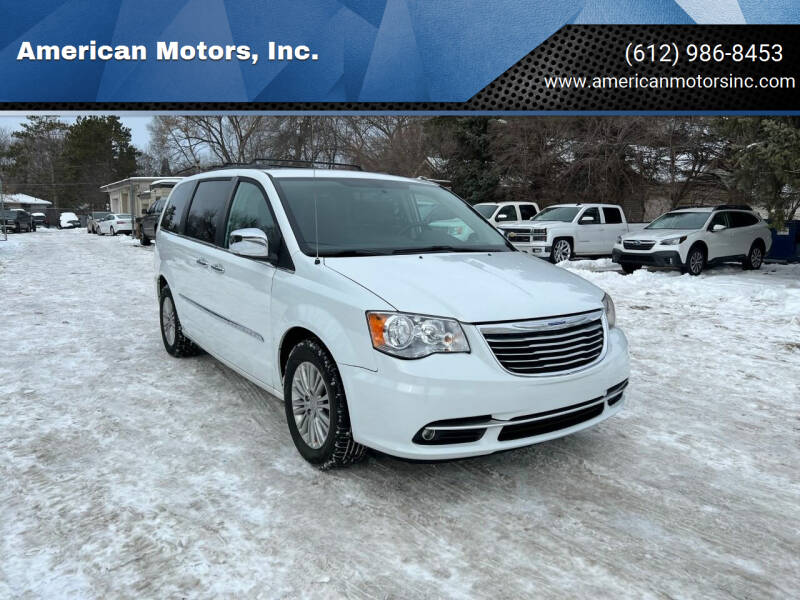 2015 Chrysler Town and Country for sale at American Motors, Inc. in Farmington MN